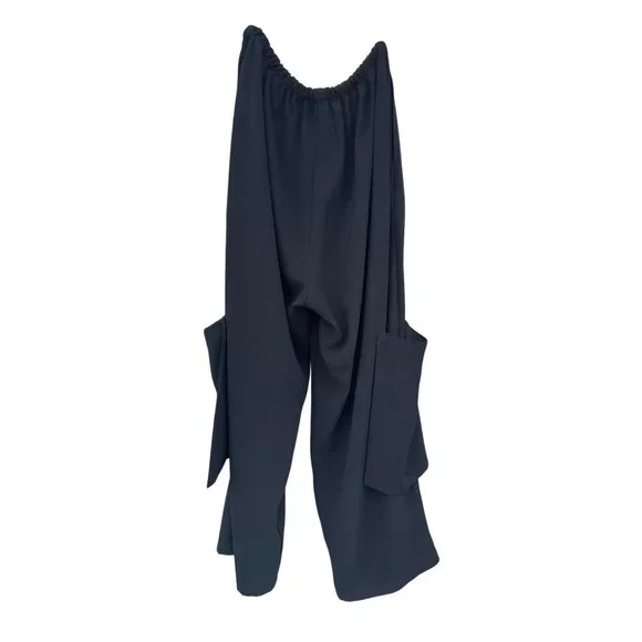 Kedem Sasson women’s One size Onesize 24 in waist black Harem pocket pants